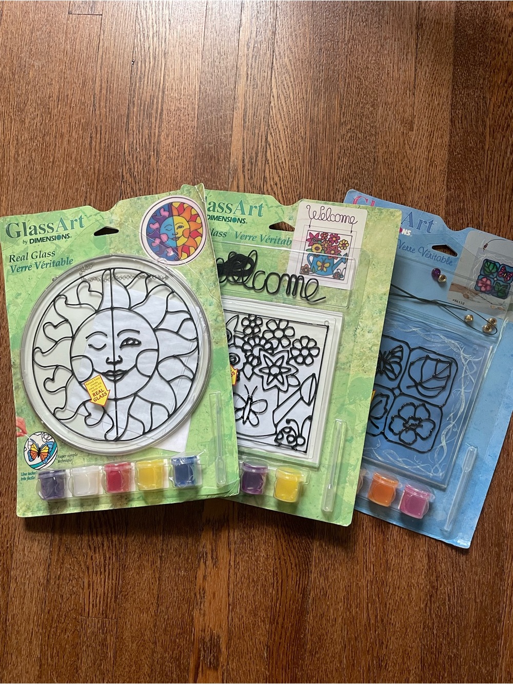 GlassArt by Dimensions Sun & Moon Stained Glass Kit - White Main